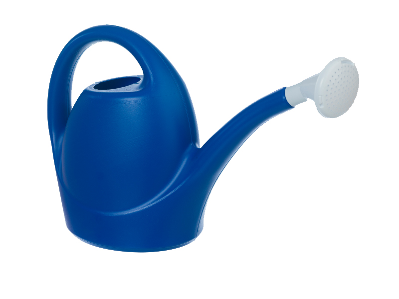 Blue Plastic Watering Cans