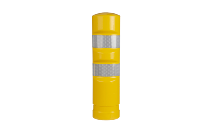 Yellow Traffic Delineator Post